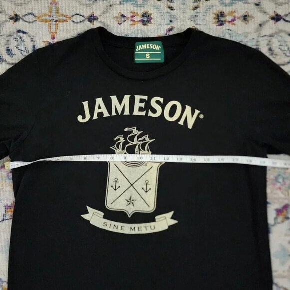 John Jameson & Son Men's Black Short Sleeve Graphic Tee Shirt Streetwear, sz SM - Picture 4 of 5